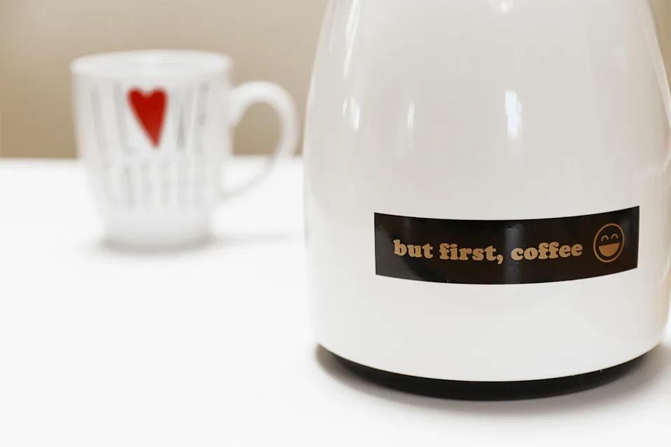 24 mm gold on black satin ribbon (4 meter)