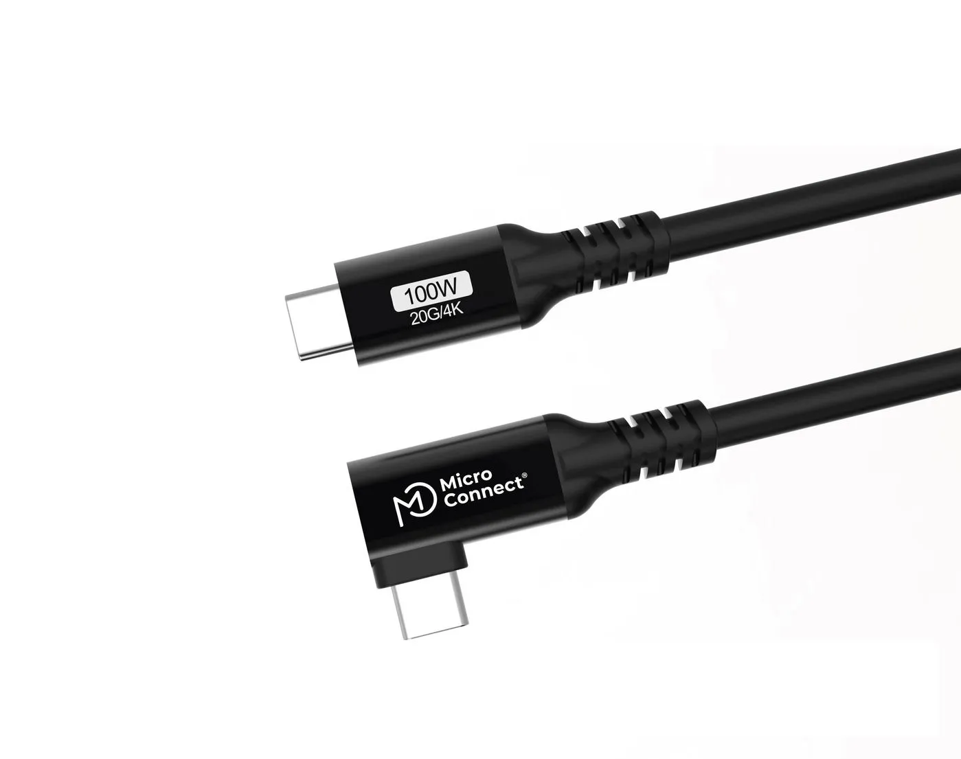 MicroConnect Premium USB 3.2 Gen 2x2 USB-C -kaapeli, 100 W, 0,15 m, musta