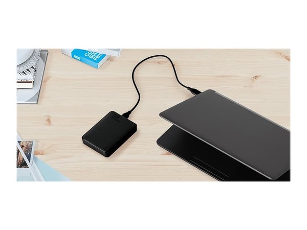 Western Digital WD Elements USB-C 5TB External HDD, Graphite Black