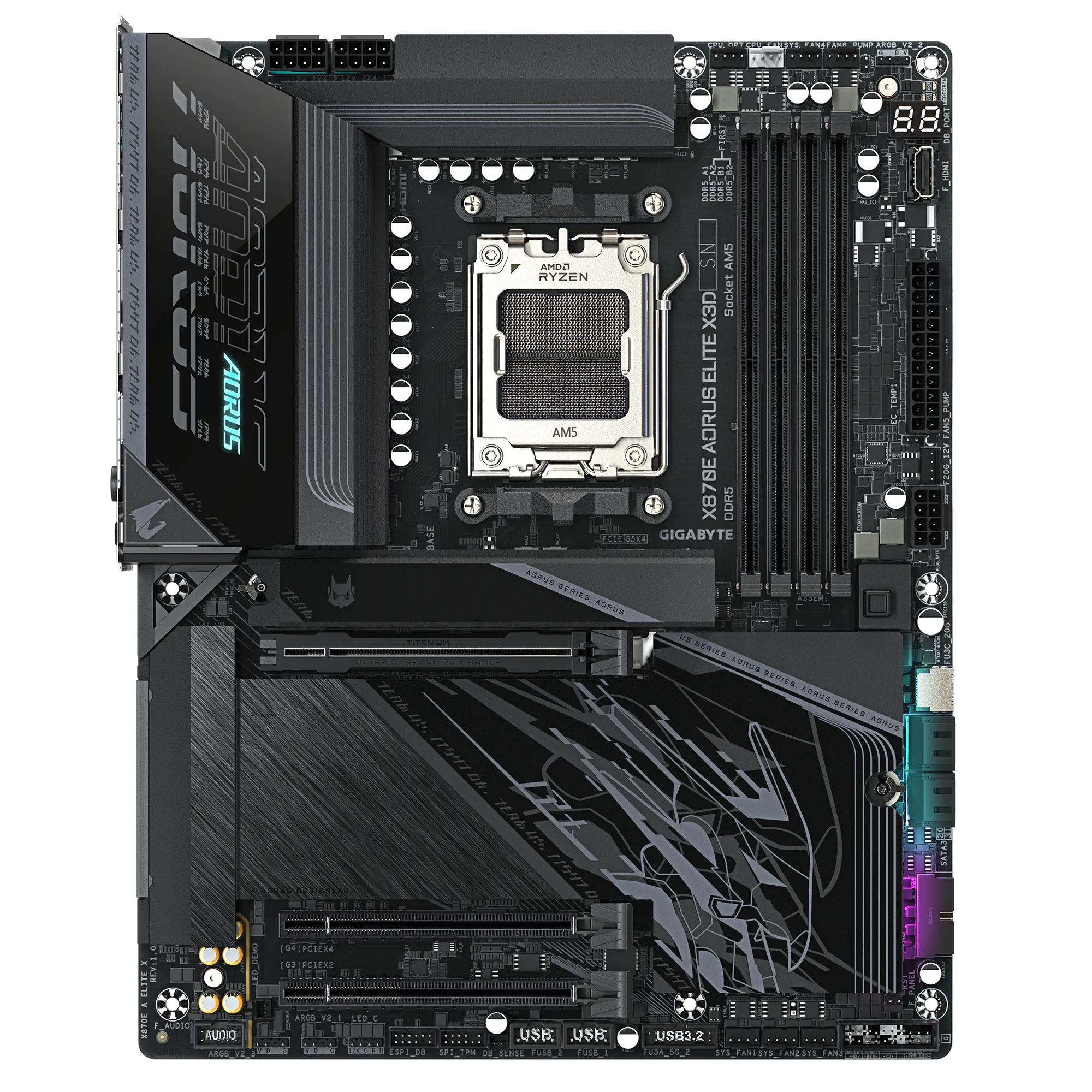 Gigabyte X870E AORUS ELITE WiFi 7 AM5 ATX Motherboard Gigabyte X870E AORUS ELITE WiFi 7 AM5 ATX Motherboard