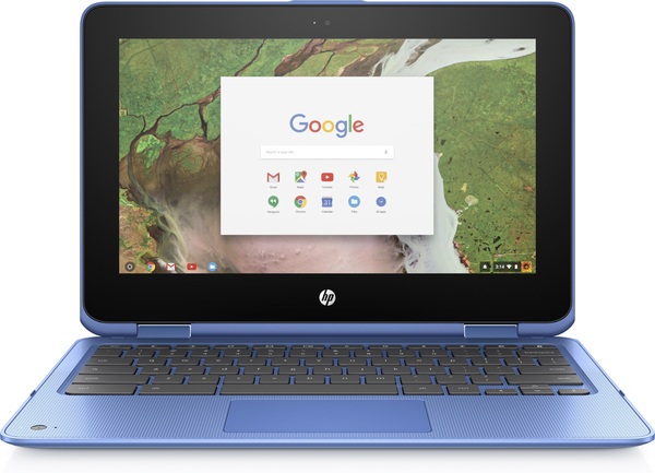 HP 11.6" ChromeBook 11 G1, 32GB, Chrome OS - Notebook, Blue
