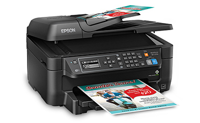 Epson WorkForce WF-2750DWF Duplex, Wi-Fi, A4 -v&auml;rimustesuihkutulostin