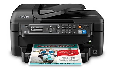 Epson WorkForce WF-2750DWF Duplex, Wi-Fi, A4 -v&auml;rimustesuihkutulostin