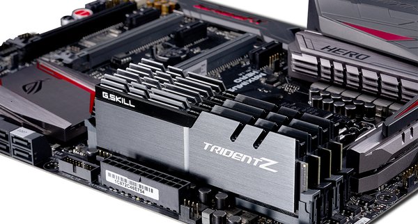 G.SKILL Trident Z 64GB (4 x 16GB) DDR4 3200 MHz, CL16 Memory, Grey/Black (XMP)