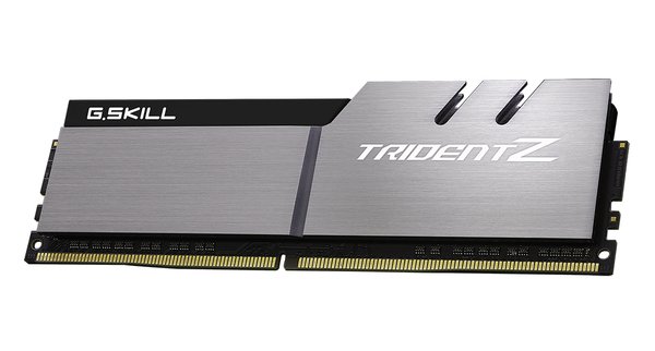 G.SKILL Trident Z 64GB (4 x 16GB) DDR4 3200 MHz, CL16 Memory, Grey/Black (XMP)