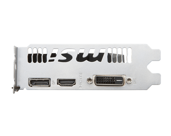 MSI GeForce GTX 1050 Ti OC 4 GB - Grafikkort