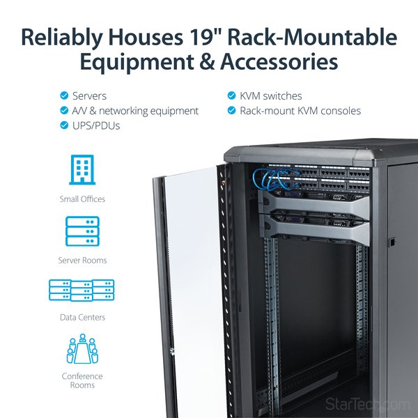 22U 36IN SERVER RACK CABINET