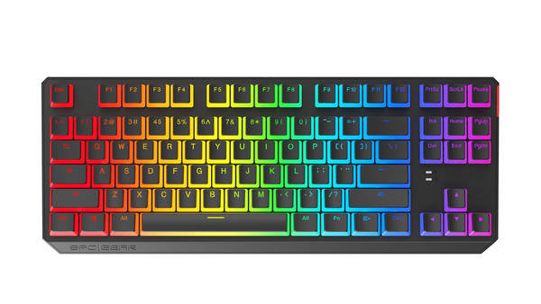 SilentiumPC Gear GK630K Tournament Kailh Red RGB Pudding - speltangentbord