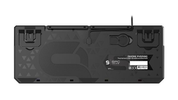 SilentiumPC Gear GK630K Tournament Kailh Red RGB Pudding - speltangentbord