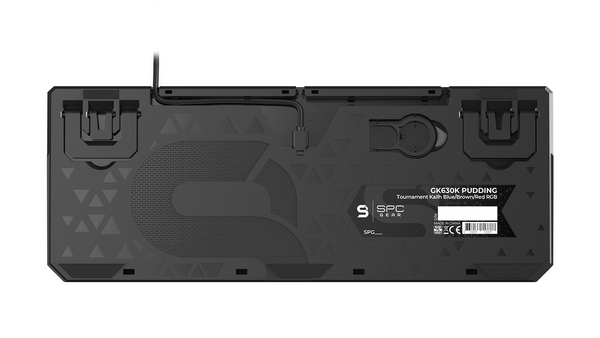 SilentiumPC Gear GK630K Tournament Kailh Red RGB Pudding - speltangentbord