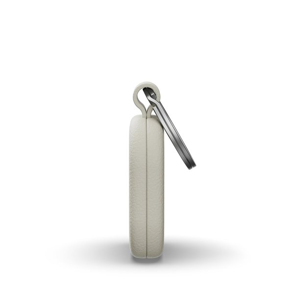 Satechi Find My Vegan-Leather Keychain - traker, Sand