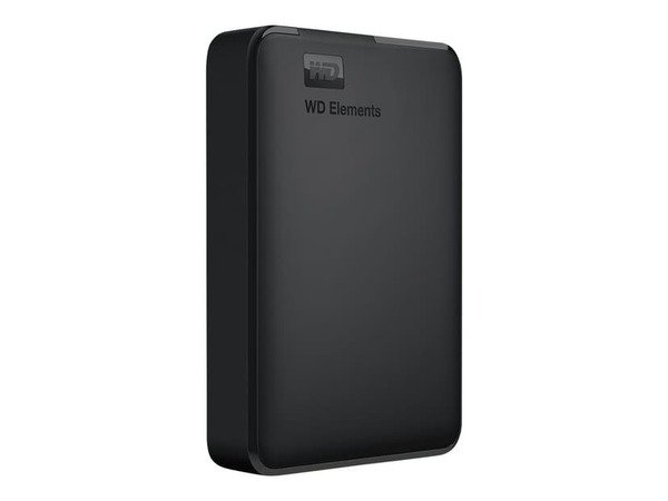 Western Digital WD Elements USB-C 5 TB - extern HDD, grafitsvart