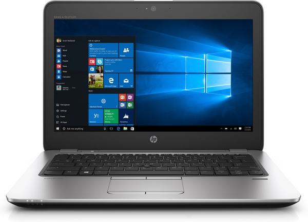HP 12.5" Elitebook 725 G4, 256GB, AMD Radeon R7, Win 10 Pro - b&auml;rbar dator, silver