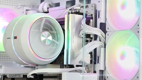 ZALMAN ZET5 - CPU-j&auml;&auml;hdytin, Valkoinen