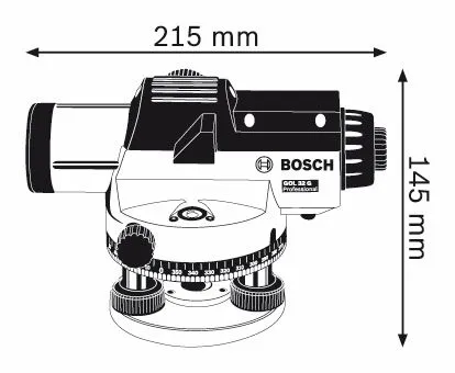 Bosch GOL 32 G Professional -optinen tasons&auml;&auml;din