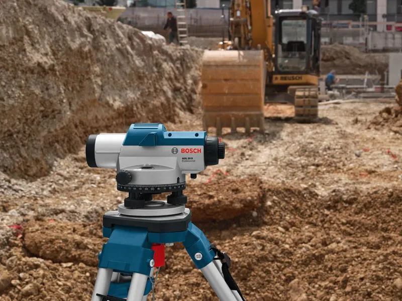 Bosch GOL 32 G Professional -optinen tasons&auml;&auml;din