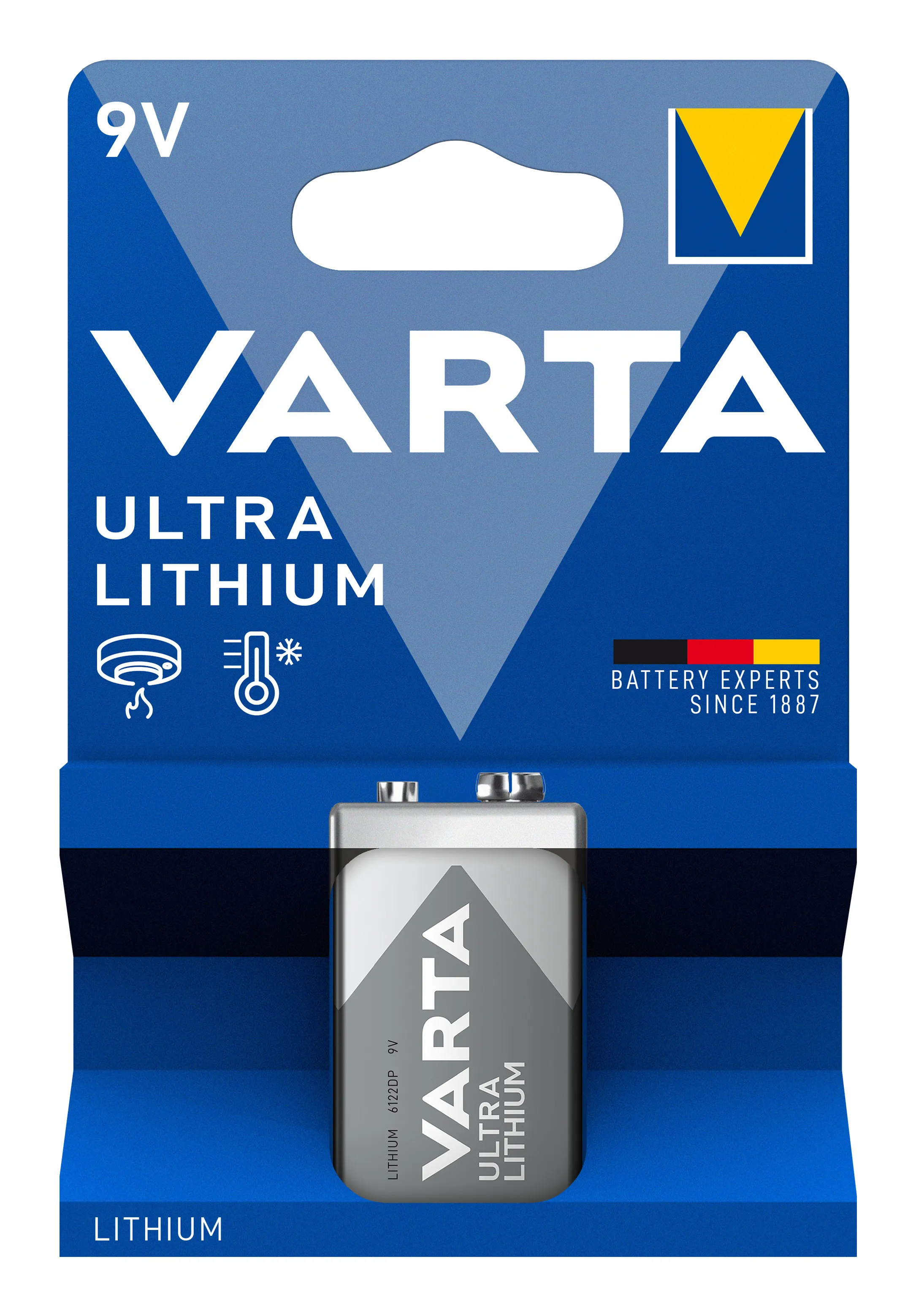Lithium 9V-Block 6 LR 61