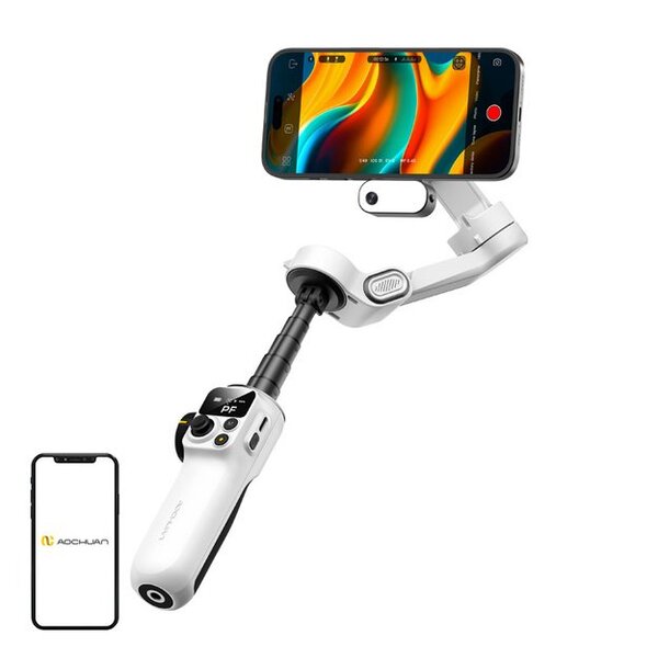 AOCHUAN P2 AI Sensor - 3-axis gimbal, White
