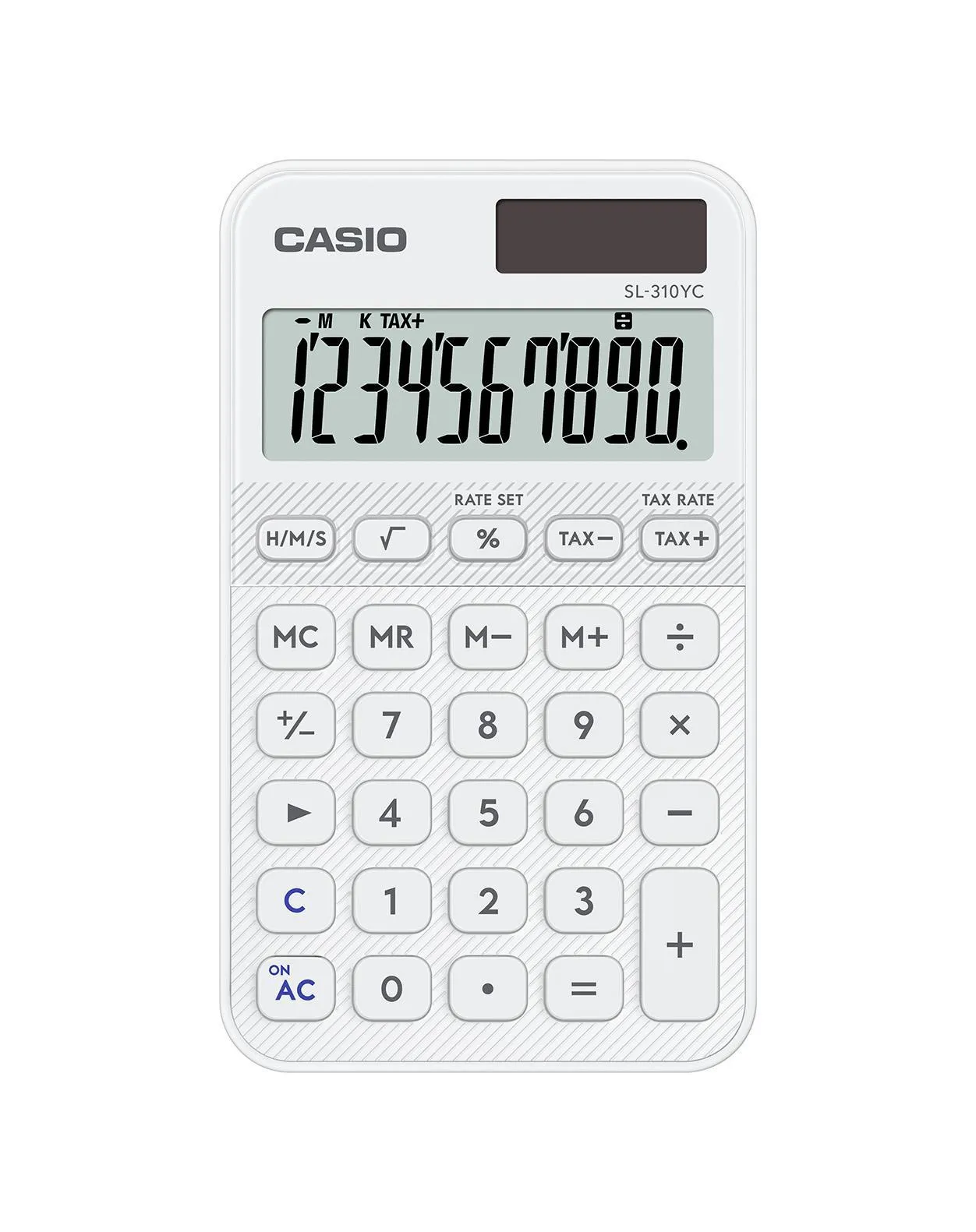 Casio SL-310YC 10-digit Pocket Calculator White