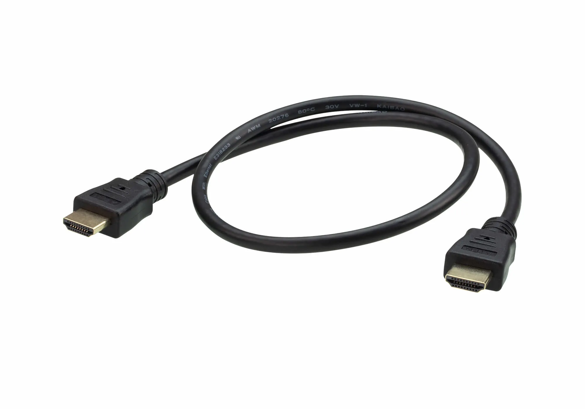 Aten HDMI – HDMI 2.0 -kaapeli, 0,6 m, Musta