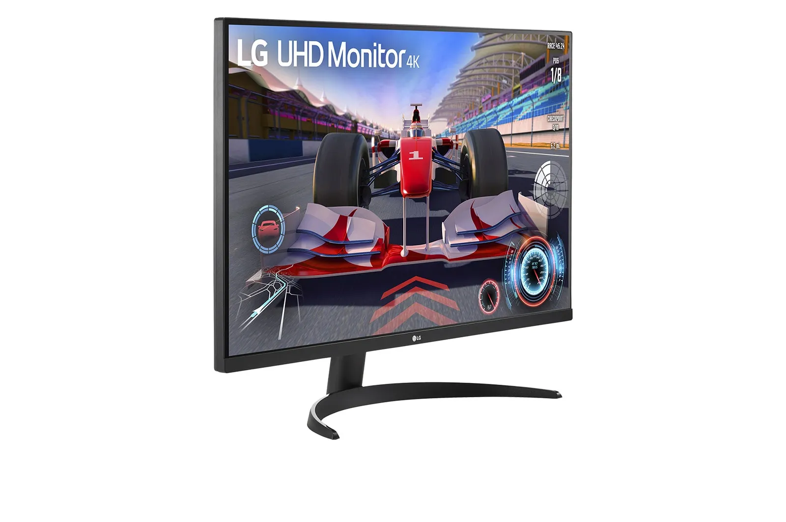 LG 32UR550-B 31.5" 4K UHD, VA -n&auml;ytt&ouml;, USB hub
