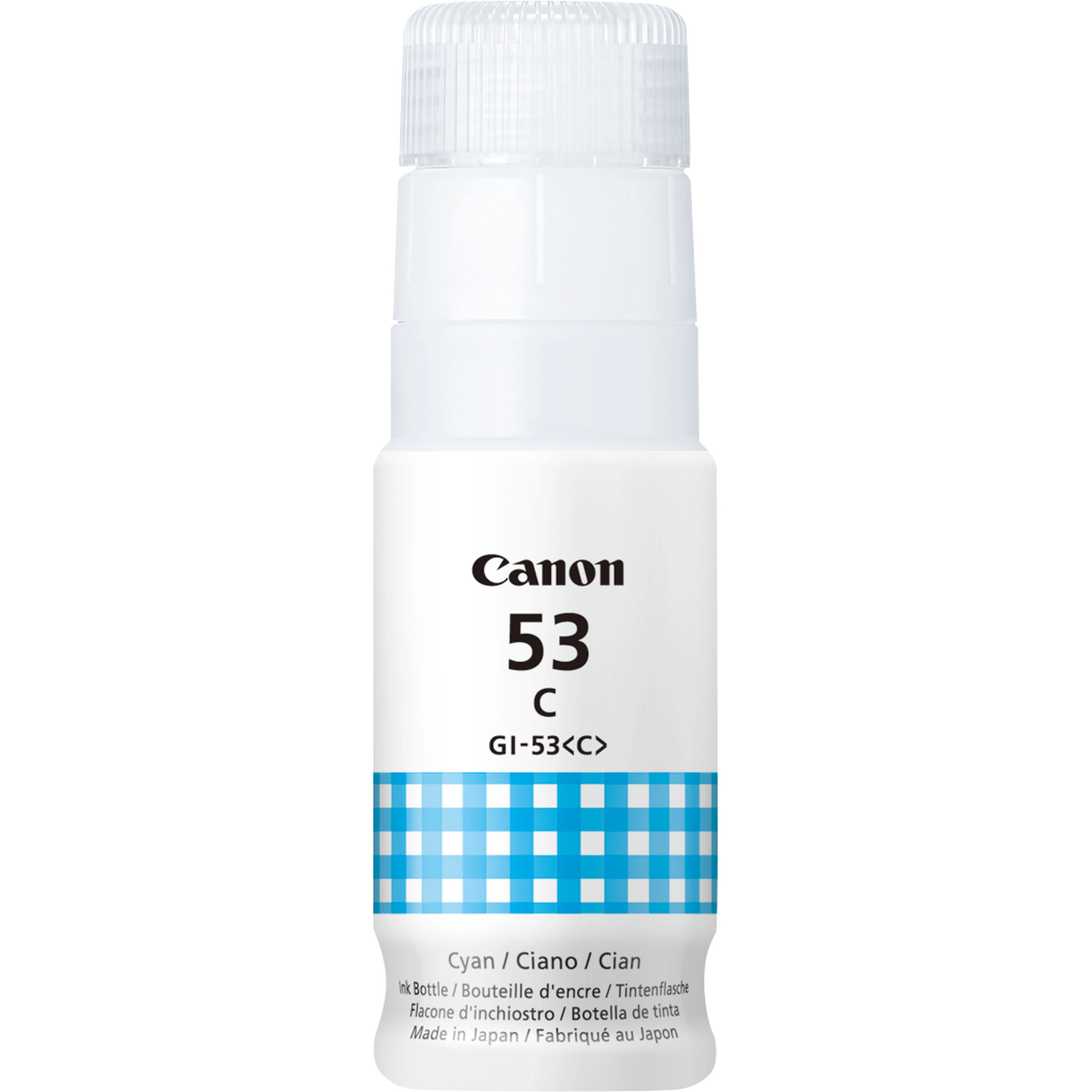 Canon GI-53C -mustepullo, 60 ml, syaani