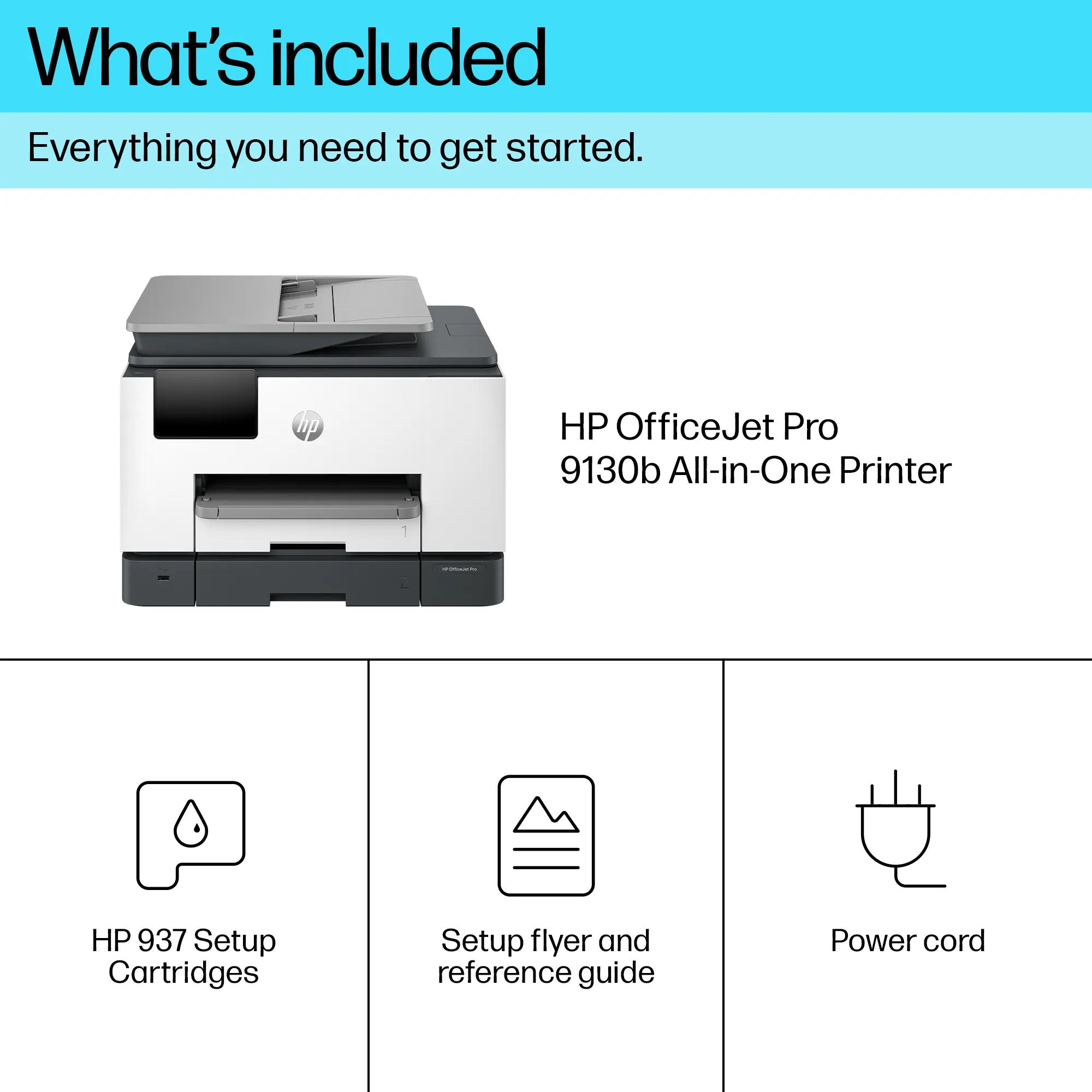 HP OfficeJet Pro 9130b All-in-One Printe
