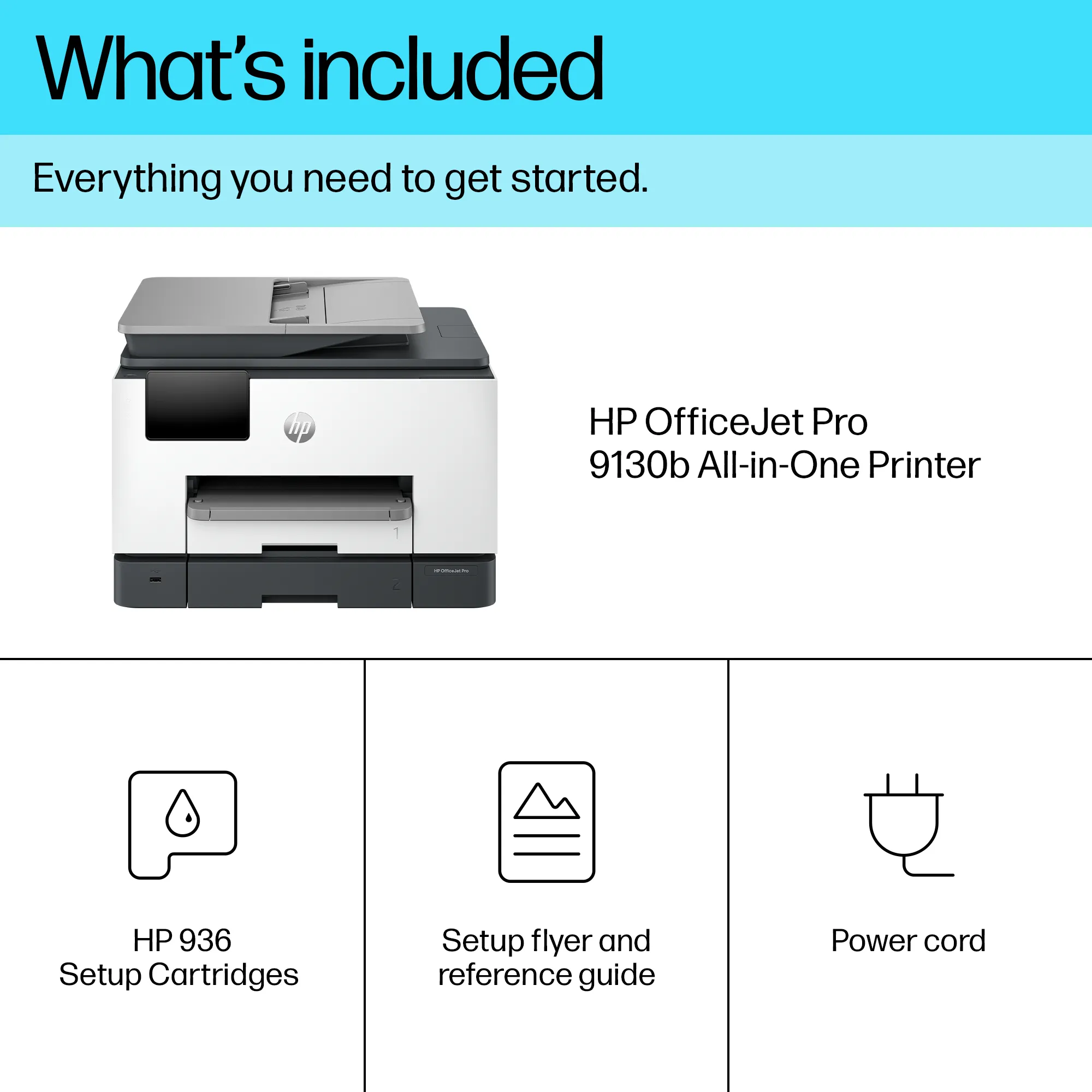 HP OfficeJet Pro 9130b All-in-One Printe