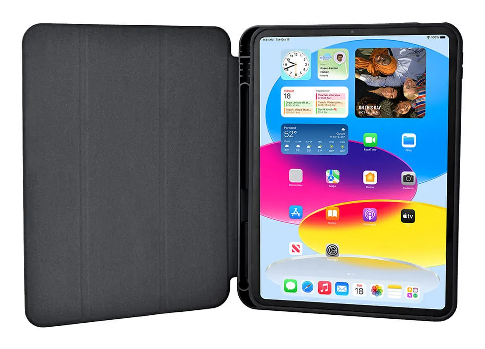 GEAR Tablet Cover Pencilpocket iPad 10,9" 10th Gen 2022 Black