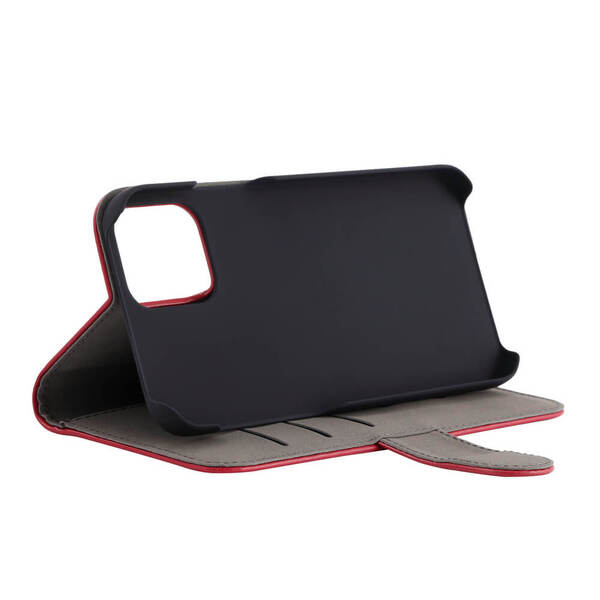 GEAR Wallet, iPhone 12 / 12 Pro - pl&aring;nboksfodral, R&ouml;d