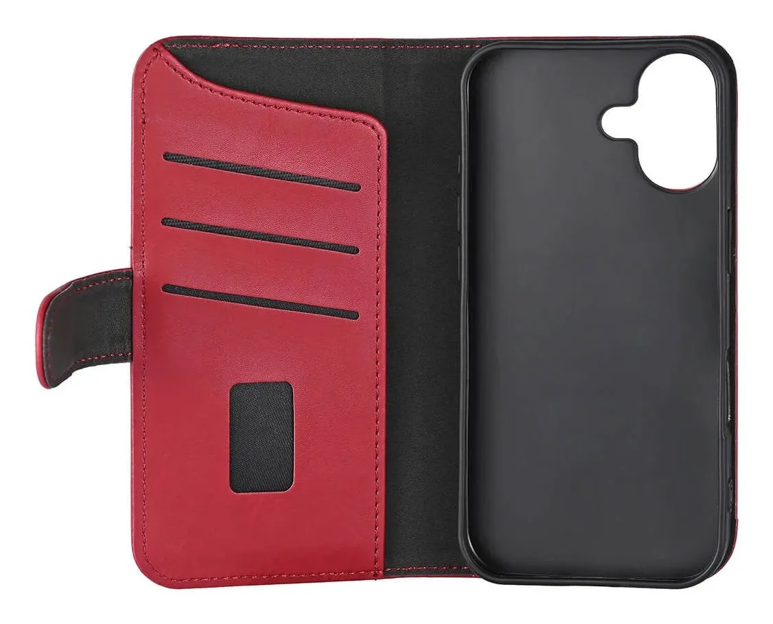 GEAR Wallet, iPhone 12 / 12 Pro - pl&aring;nboksfodral, R&ouml;d