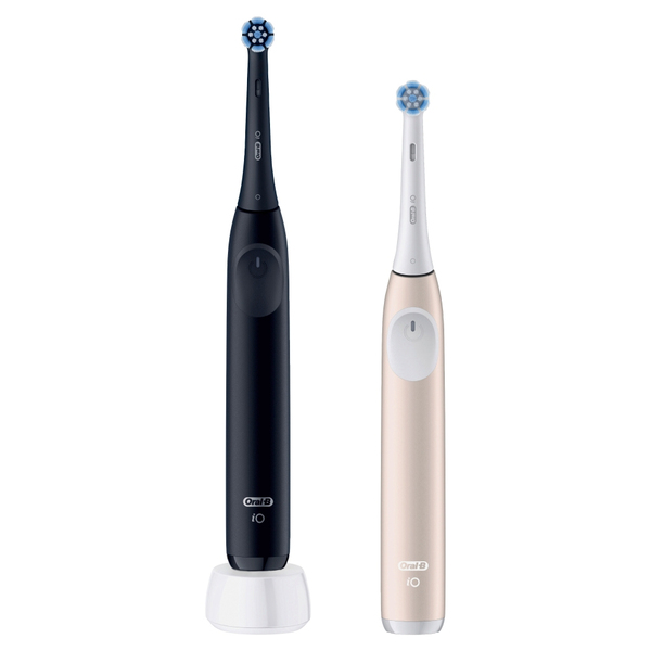 Oral-B iO2 Series Duo - electric toothbrush, Night Black, Calm Pink