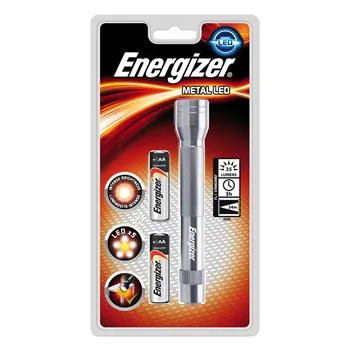 Energizer LED 2AA 90 lumen -taskulamppu, Metalli