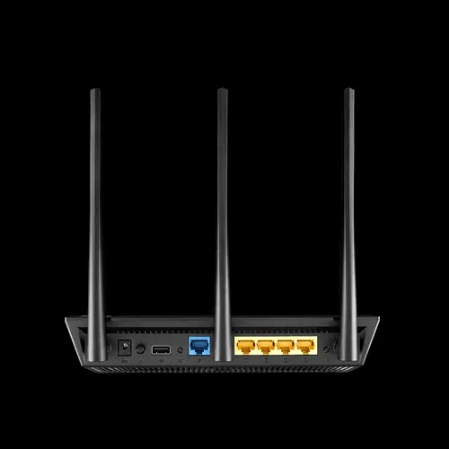 Asus RT-AC1900U router, Wi-Fi 5, AC1900, Dual-band, med modem, svart
