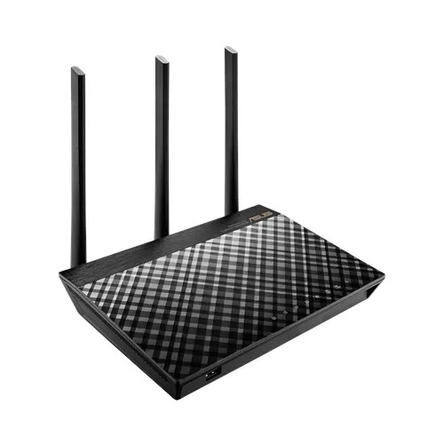 Asus RT-AC1900U router, Wi-Fi 5, AC1900, Dual-band, med modem, svart