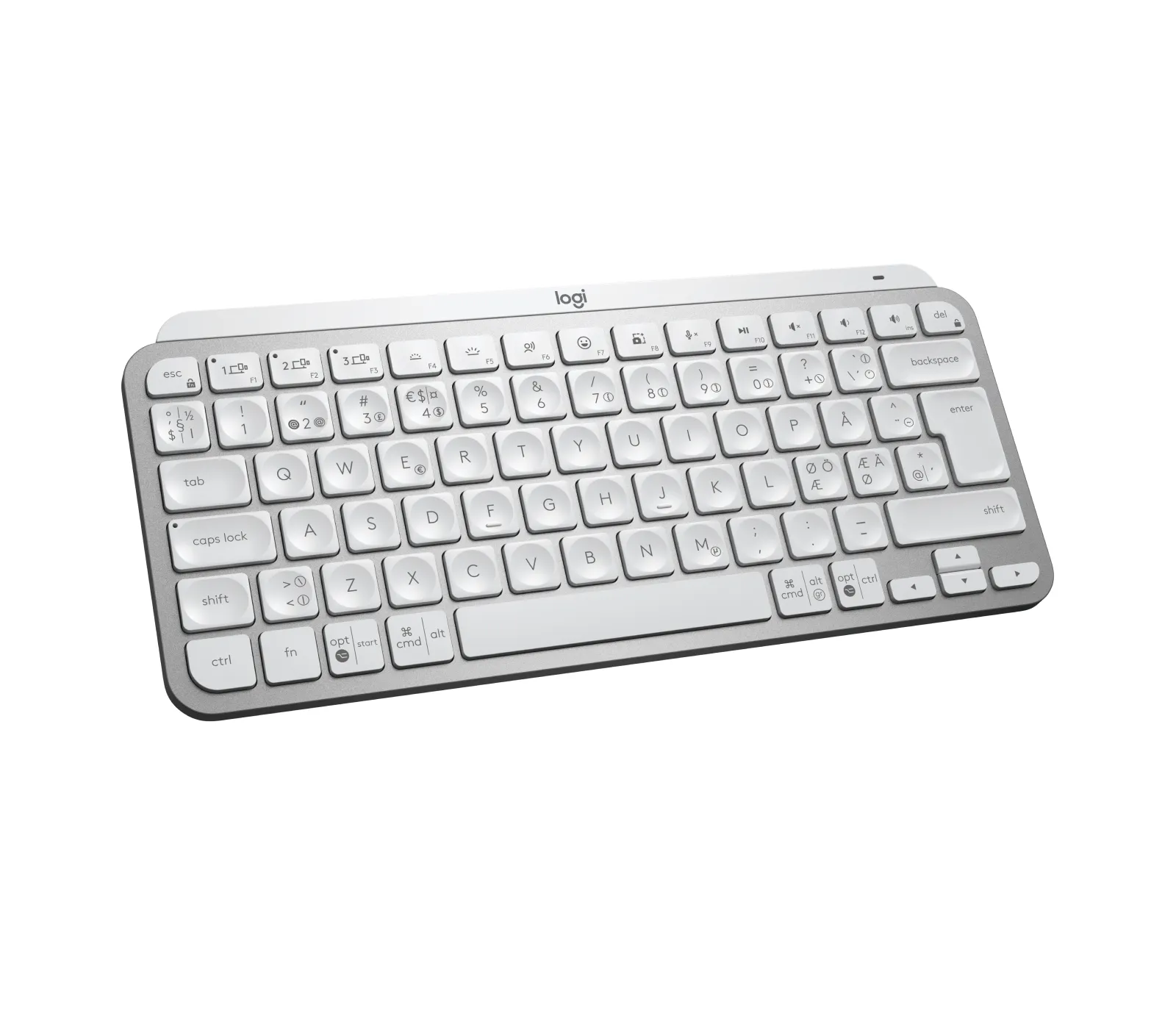 Logitech MX Keys Mini For Business - trådlös tangentbord, Gjuten aluminium, Vit Logitech MX Keys Mini For Business - trådlös tangentbord, Gjuten aluminium, Vit