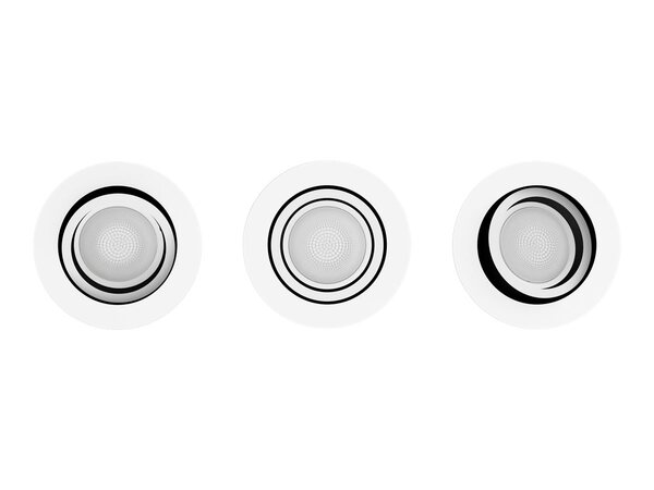 Philips HUE MILLISKIN RECESSED R. WHITE 3X5W