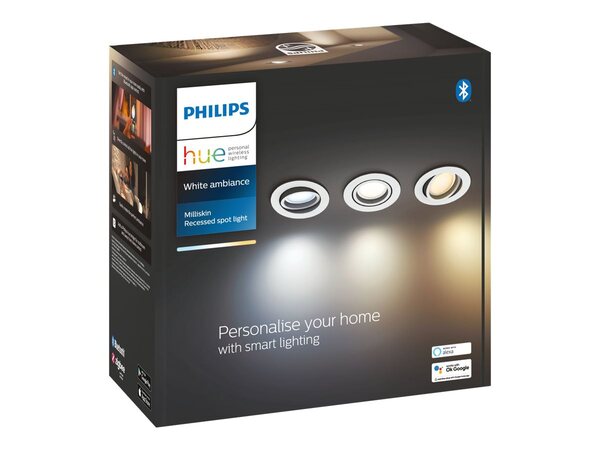 Philips HUE MILLISKIN RECESSED R. WHITE 3X5W