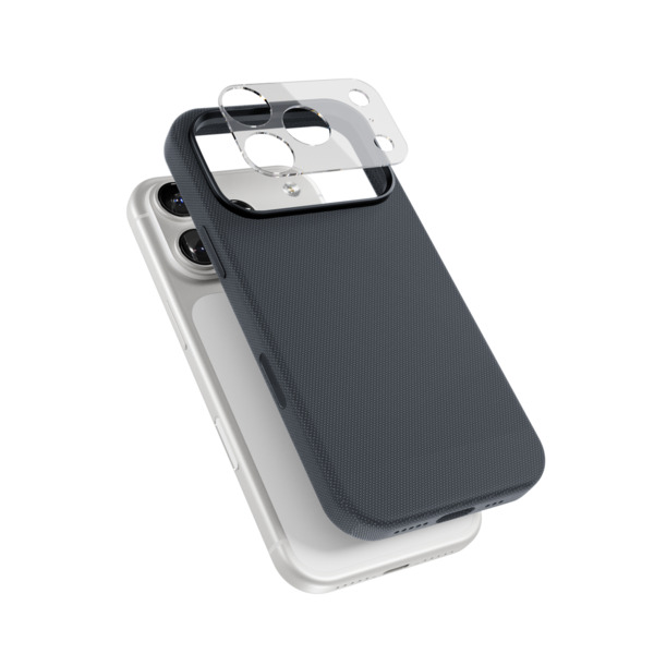 Epico SolidWoven Pro Mag+ Case | iPhone 17 Pro | Qi2  &  MagSafe Compatible | Black | Camera Island Protection