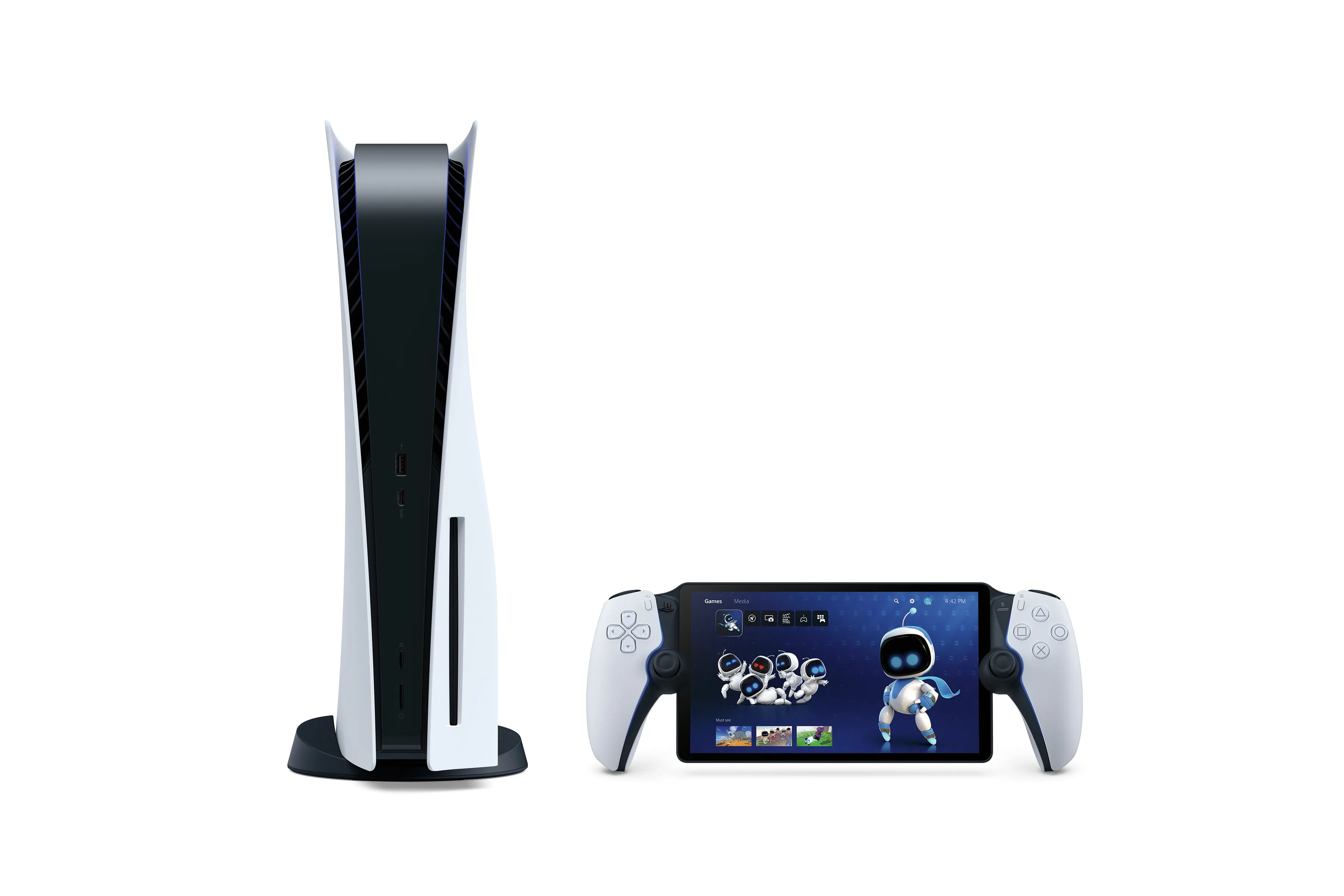Sony PlayStation Portal fj&auml;rrspelare midnattsvart