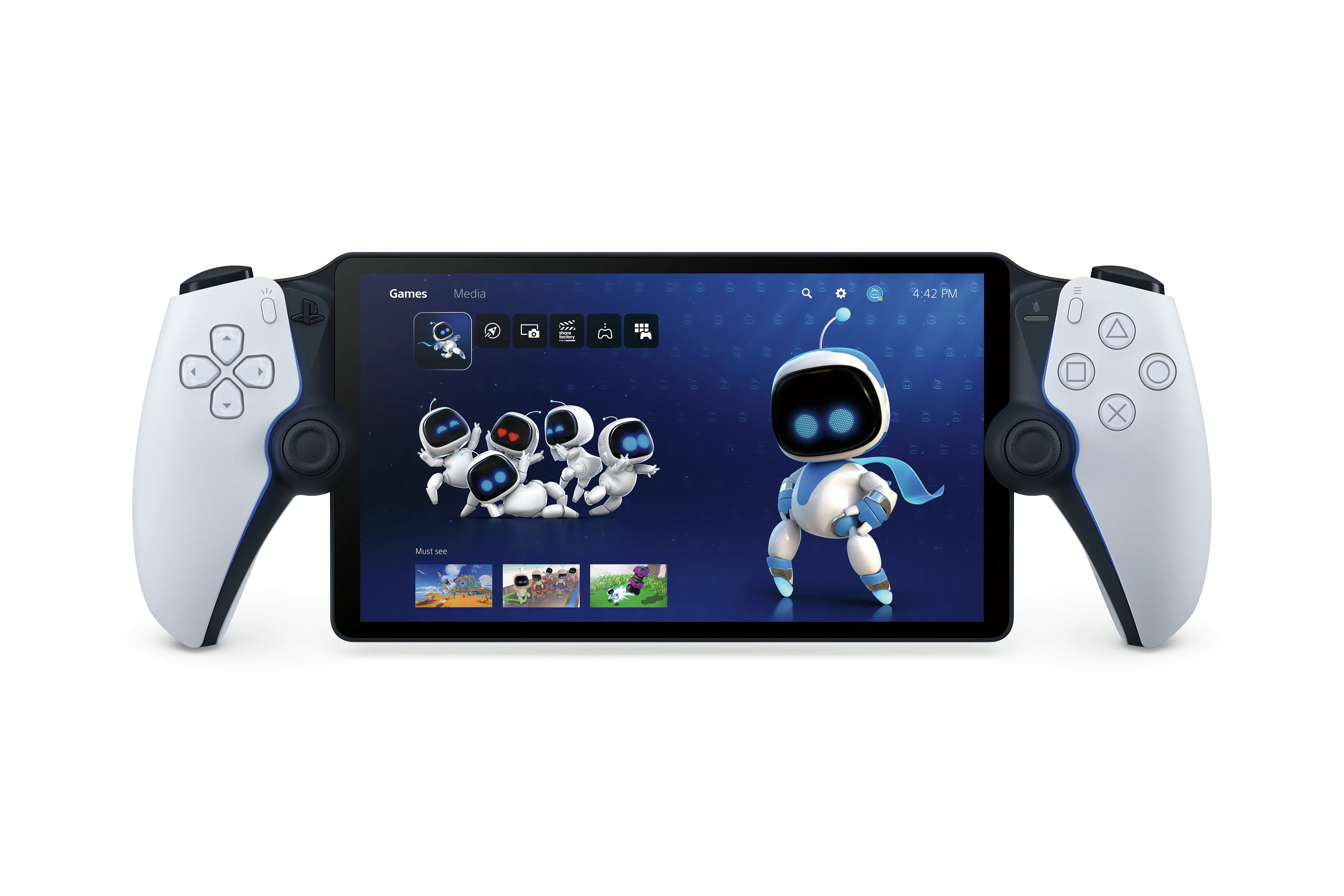 Sony PlayStation Portal fj&auml;rrspelare midnattsvart