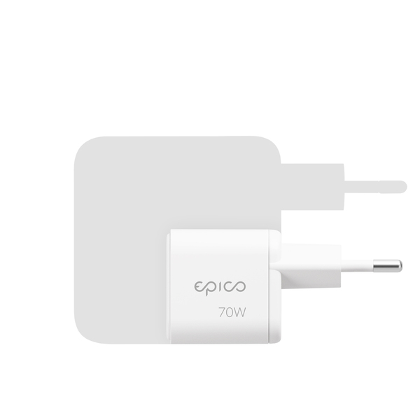 Epico UltraBoost Micro AVS GaN 100W Dynamic Wall Charger EA70b | White | GaN Technology  &amp;  Power Delivery