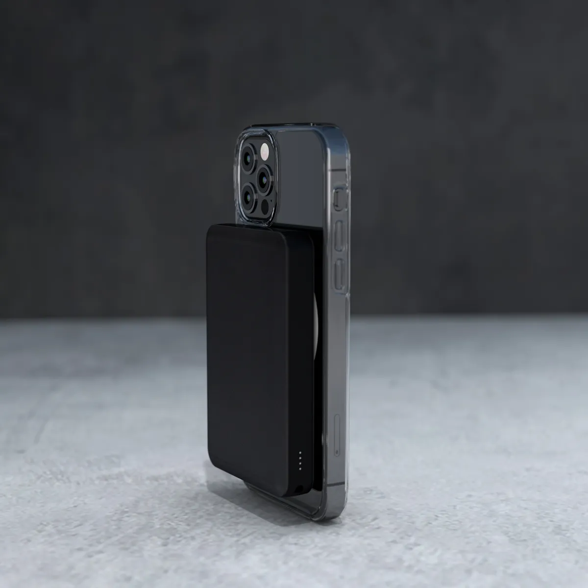 Epico Magnetic Wireless -varavirtalähde, 5 000 mAh, MagSafe, Musta