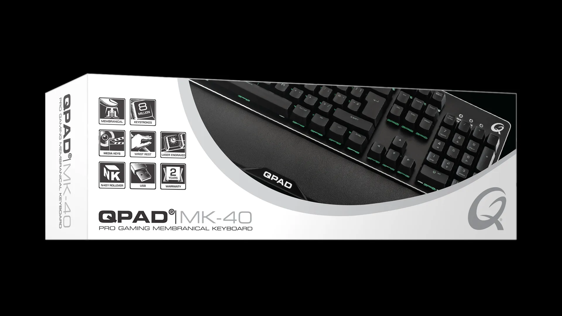 QPAD MK40 Kalvokytkin -pelin&auml;pp&auml;imist&ouml;