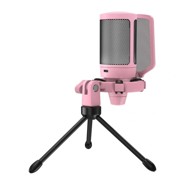 FIFINE AmpliGame A6VP, USB, Condenser Microphone, Pink