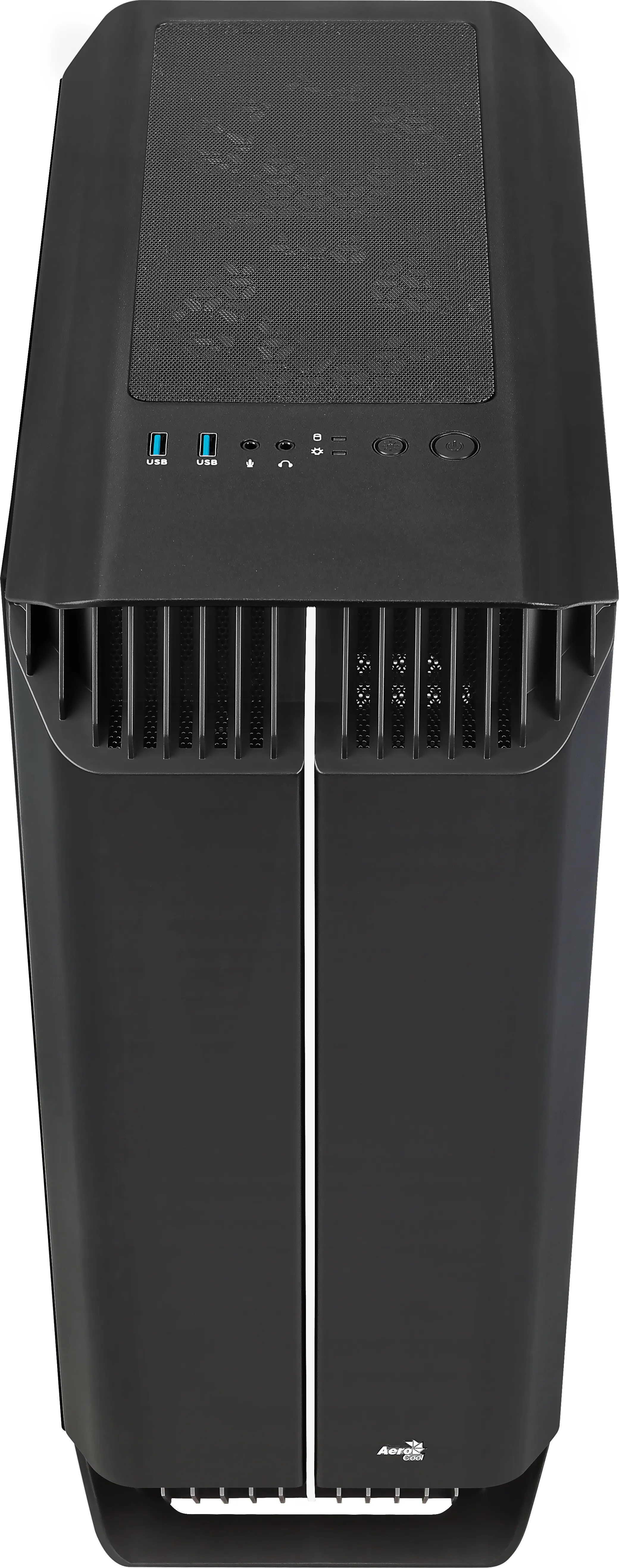 Aerocool GLADIATOR DUO ATX Gaming Case 3x ARGB 12cm Fans - miditower chassi, f&ouml;nster, Svart