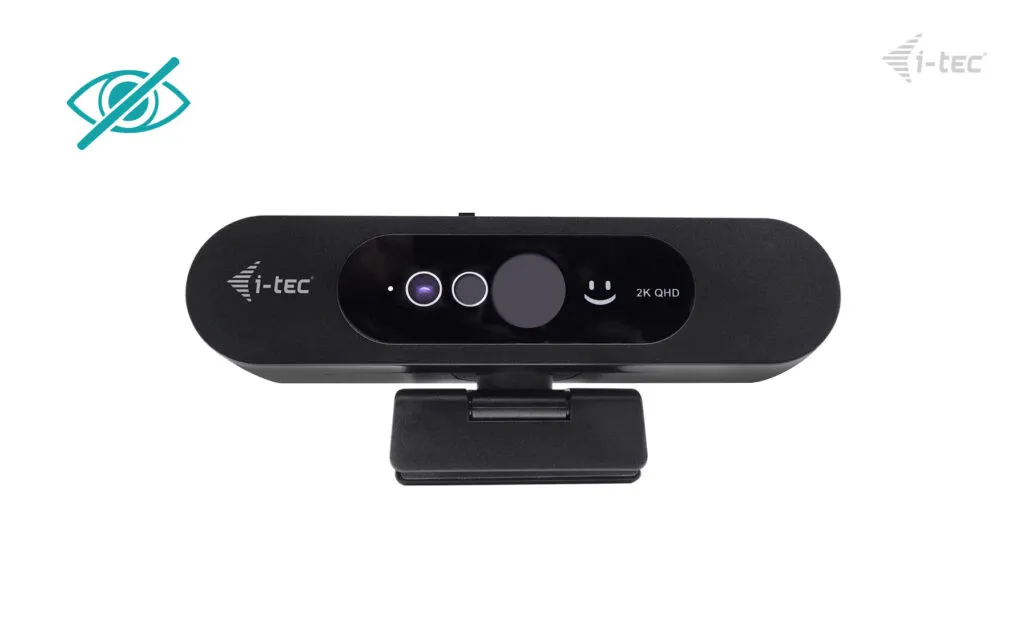 I-tec Solomon WH200 2K Ultra HD, kasvontunnistus, yksityisyyssuoja -webkamera, musta
