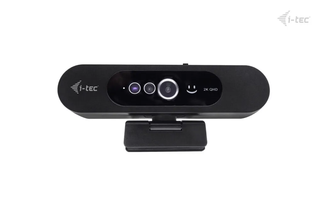 I-tec Solomon WH200 2K Ultra HD, kasvontunnistus, yksityisyyssuoja -webkamera, musta