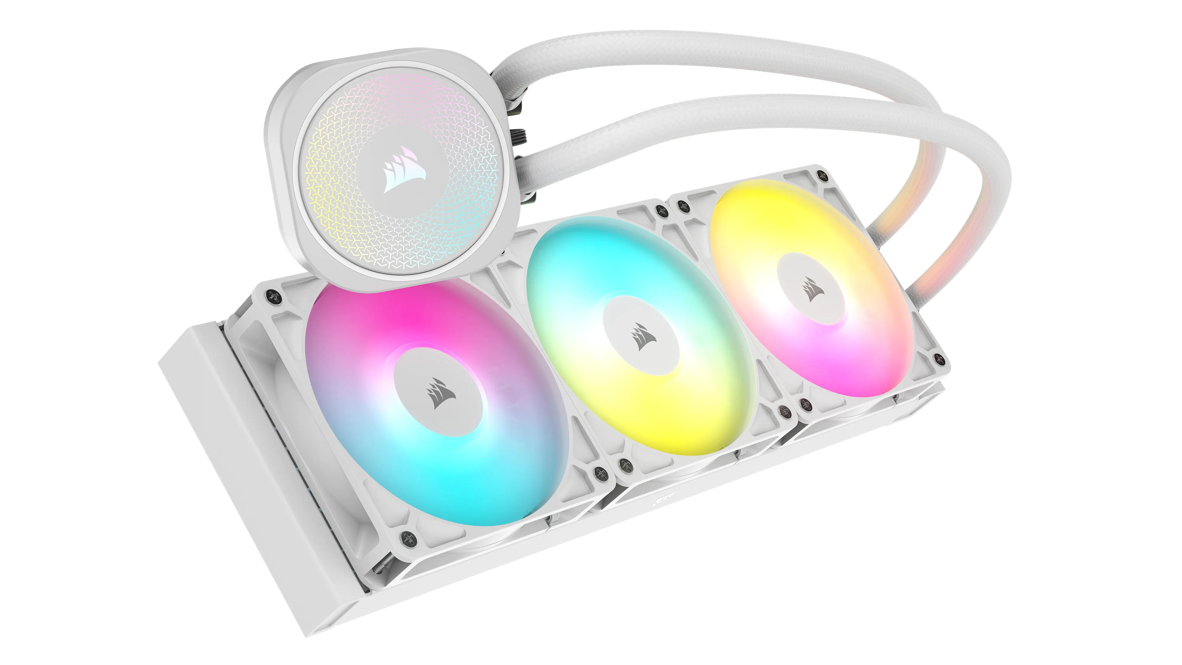 Corsair NAUTILUS 360 ARGB - liquid cooler, white
