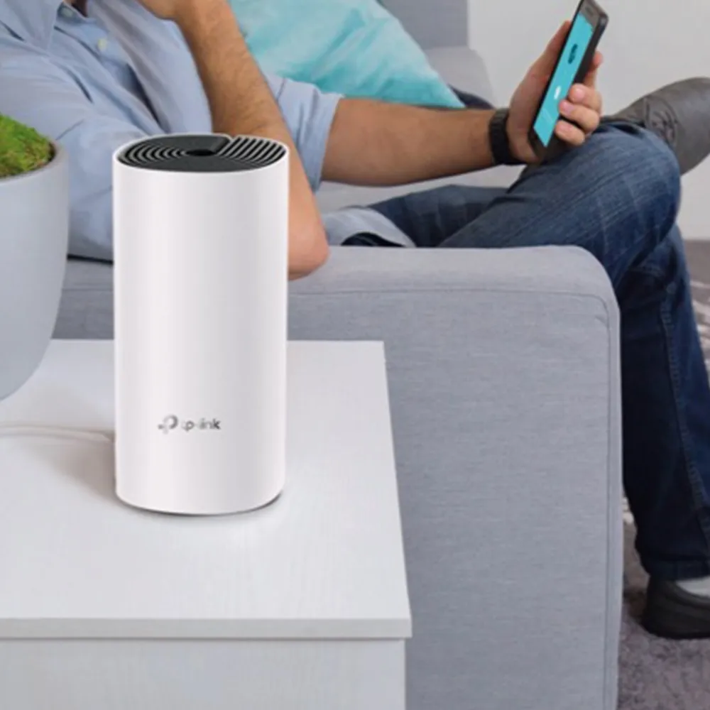 TP-Link Deco M4 Mesh WiFi System, Wi-Fi 5, AC1200, Dual-band, 1 pc, White